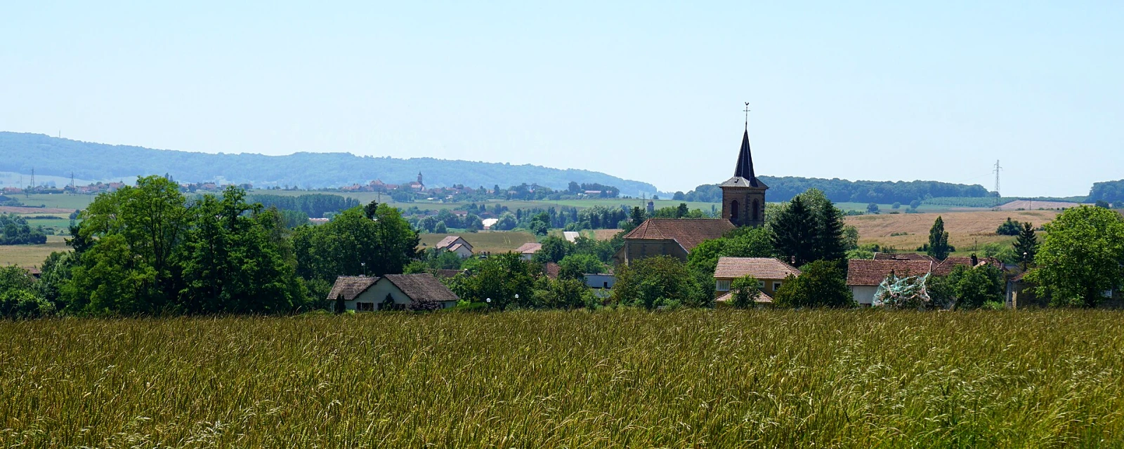 Vue de Flagy, Haute-Saône