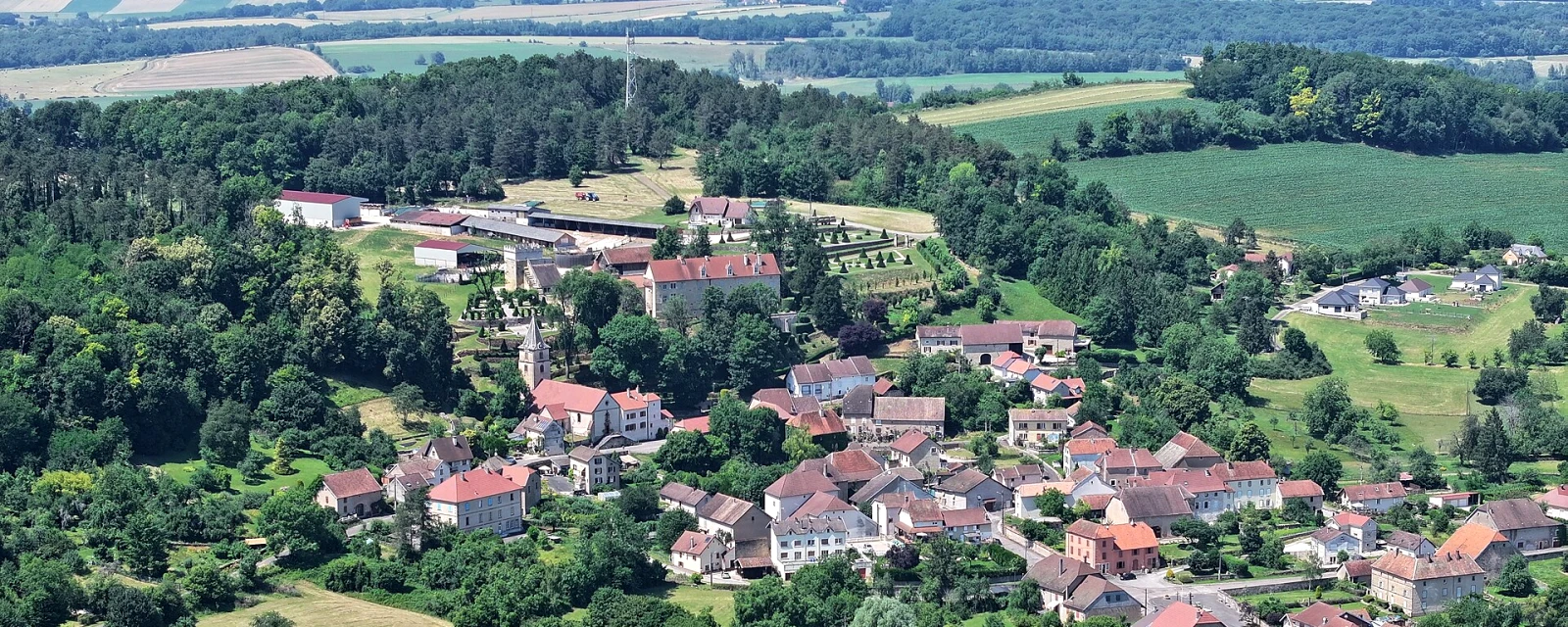 Vue de Gouhenans, Haute-Saône