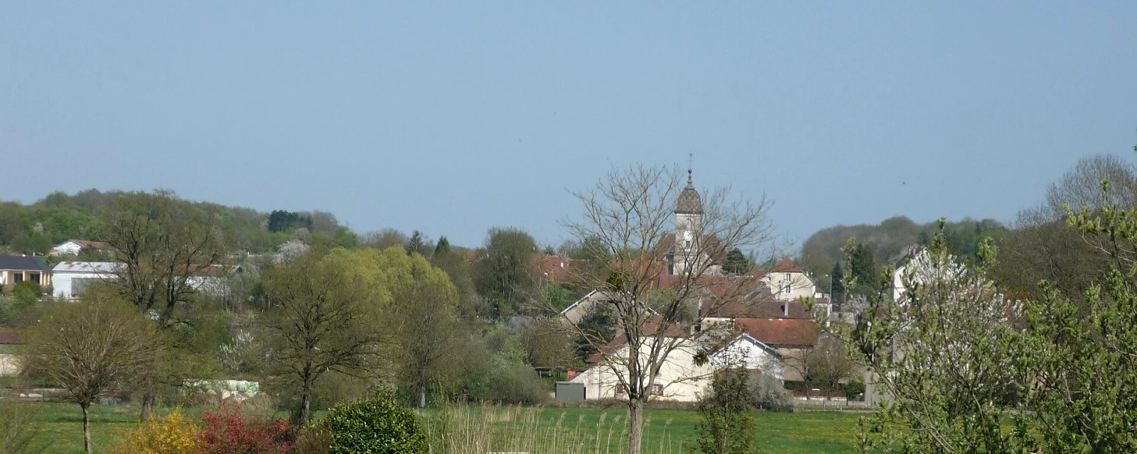 Vue de Gourgeon, Haute-Saône