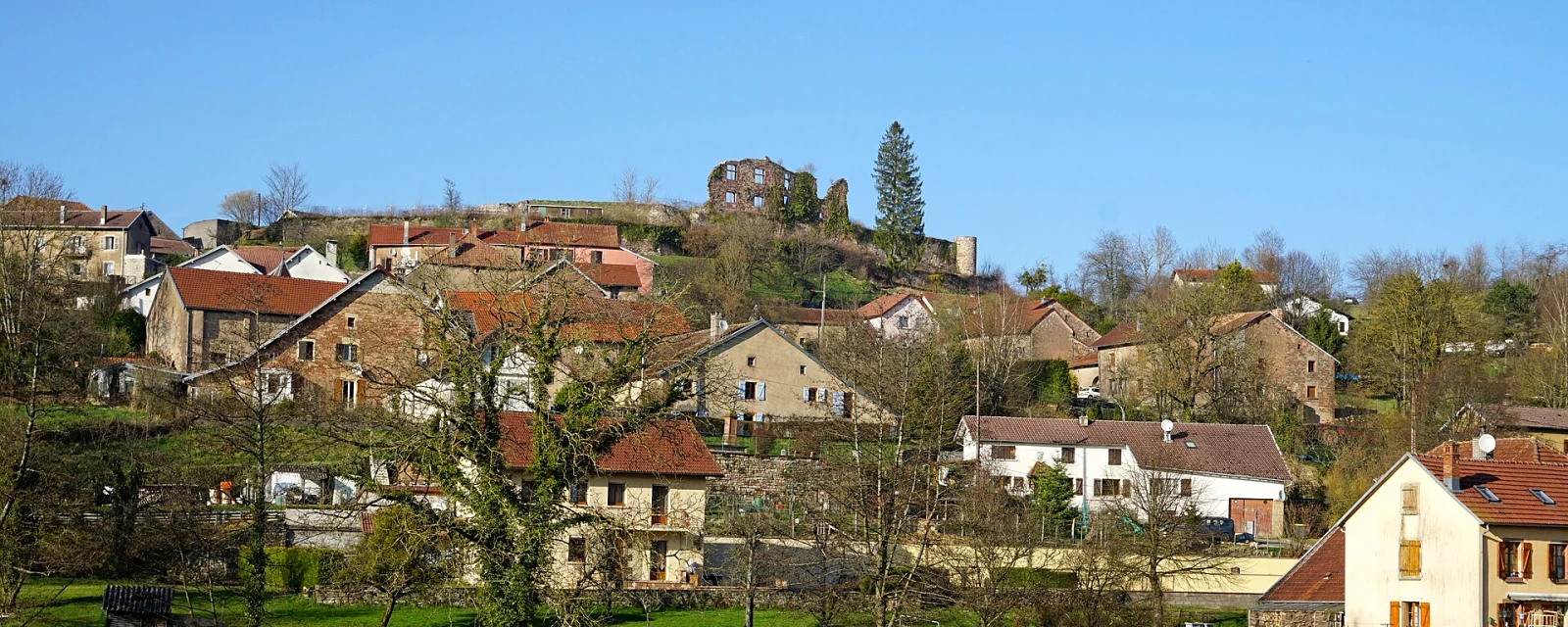 Vue de Granges-le-Bourg, Haute-Saône
