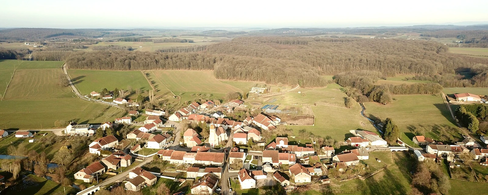 Vue de Lavigney, Haute-Saône