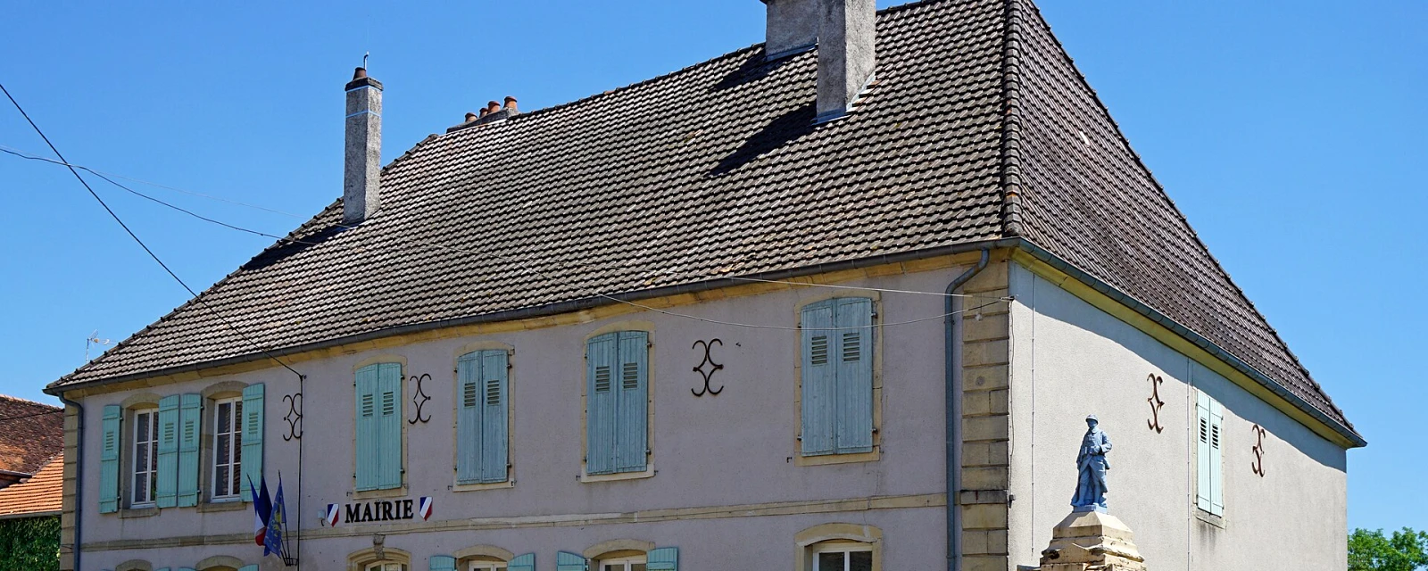 Vue de Mailleroncourt-Charette, Haute-Saône