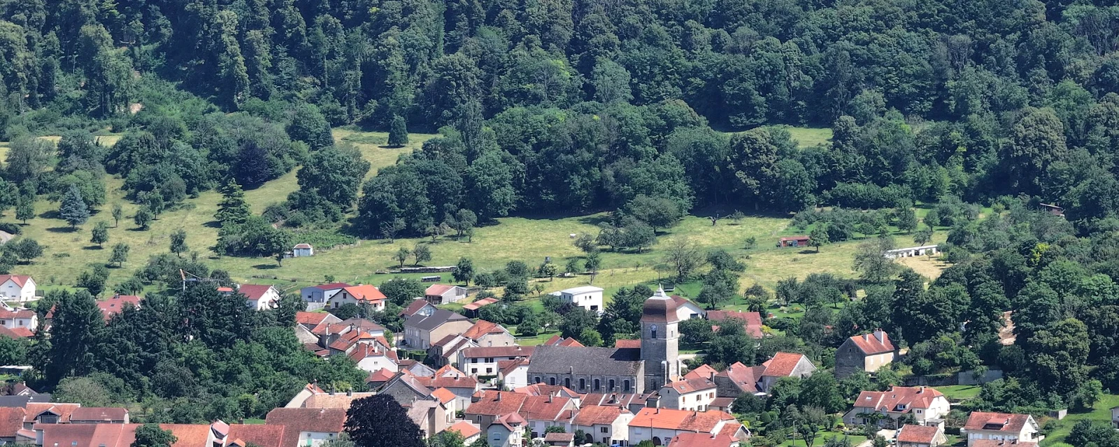 Vue de Mailley-et-Chazelot, Haute-Saône
