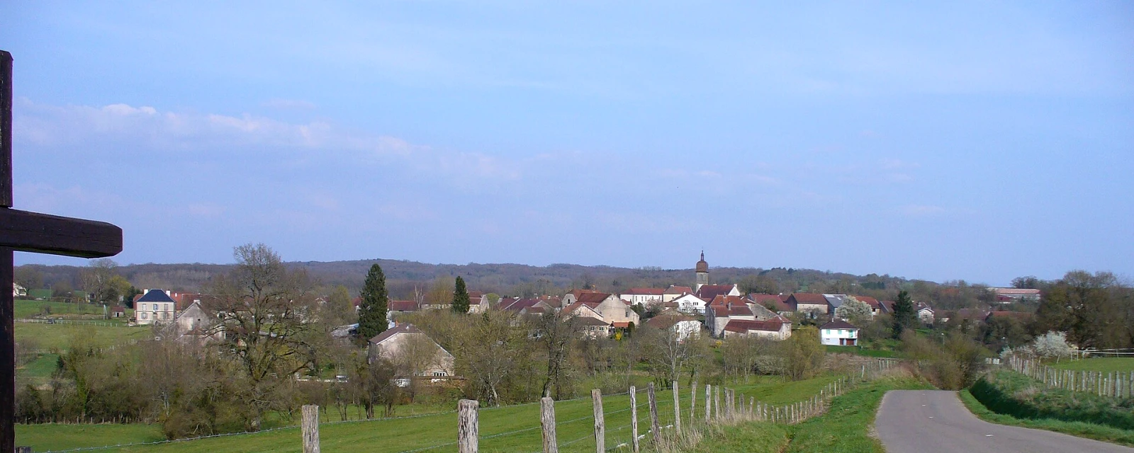Vue de Melincourt, Haute-Saône
