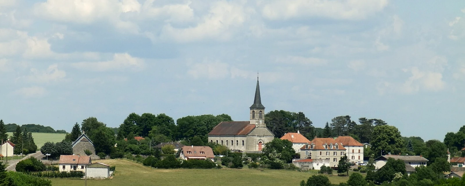 Vue de Membrey, Haute-Saône