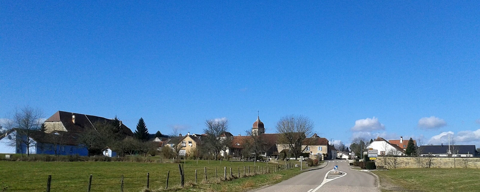 Vue de Menoux, Haute-Saône
