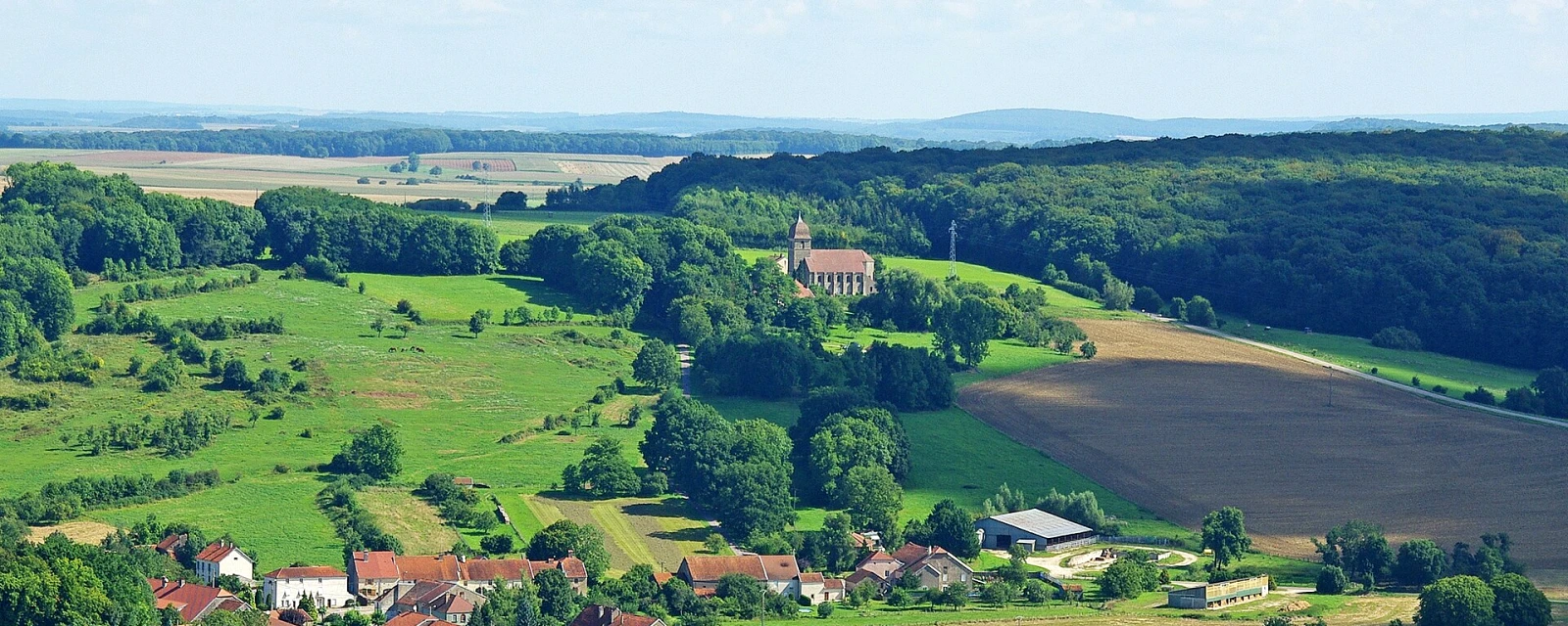 Vue de Molay, Haute-Saône