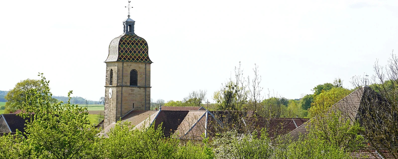 Vue de Mollans, Haute-Saône