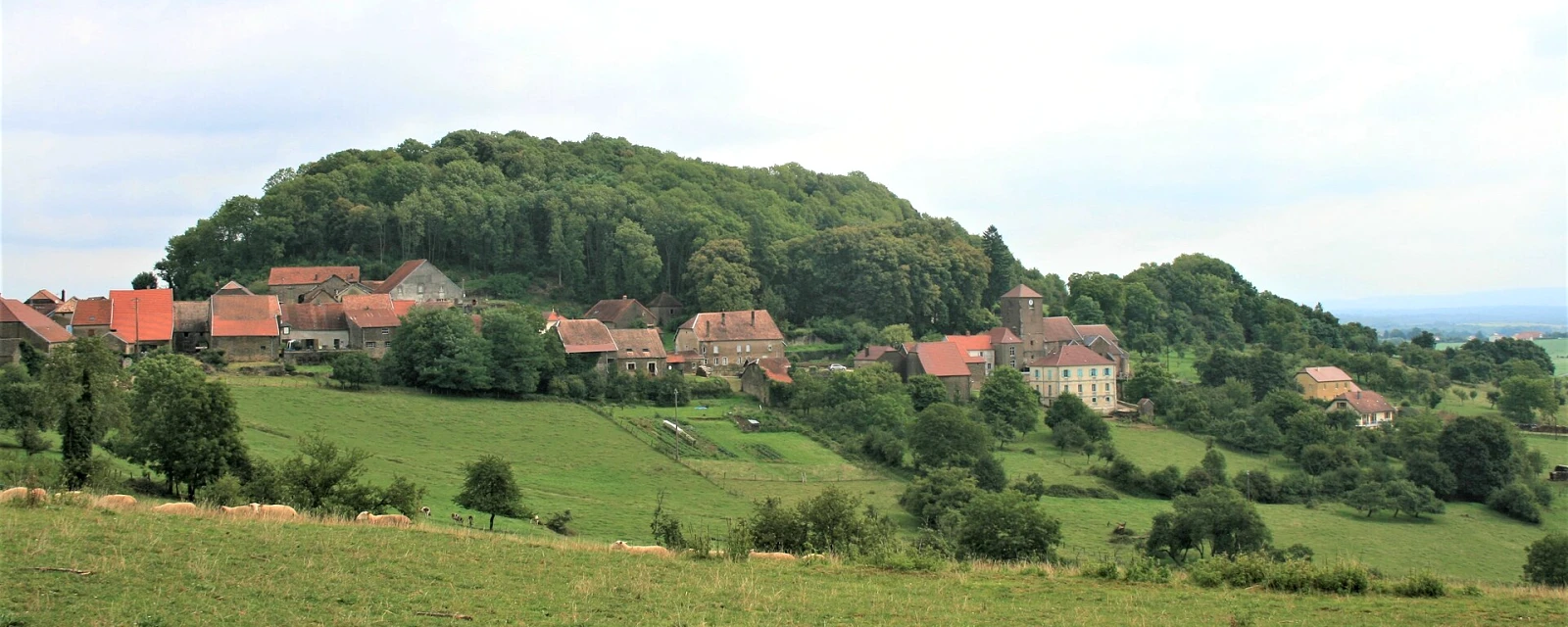 Vue de Montjustin-et-Velotte, Haute-Saône