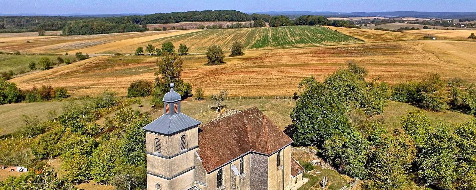 Vue de Villers-Chemin-et-Mont-lès-Étrelles, Haute-Saône