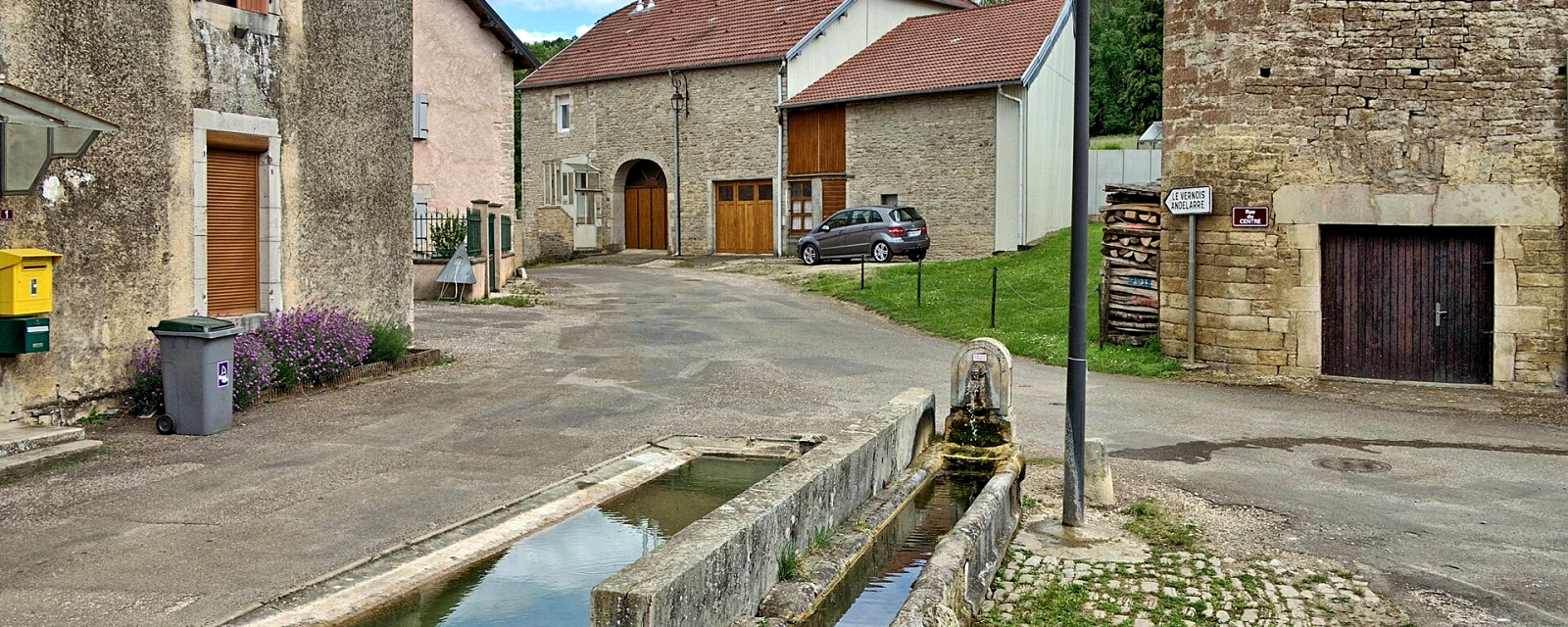 Vue de Mont-le-Vernois, Haute-Saône