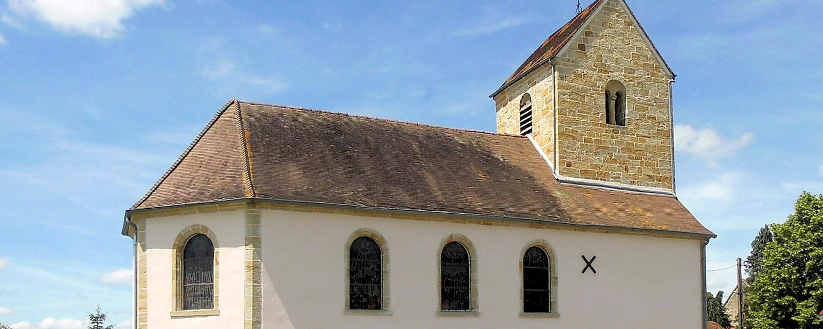 Vue de Montureux-lès-Baulay, Haute-Saône