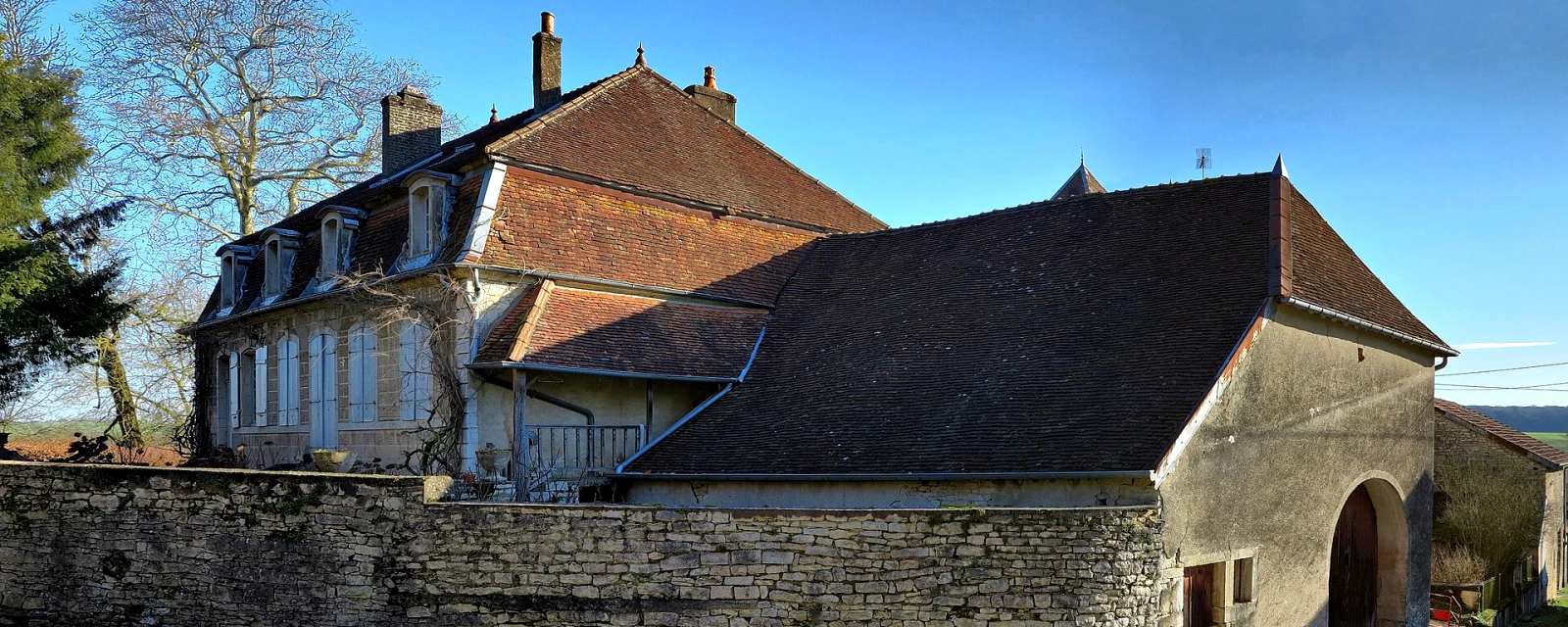 Vue de Motey-Besuche, Haute-Saône