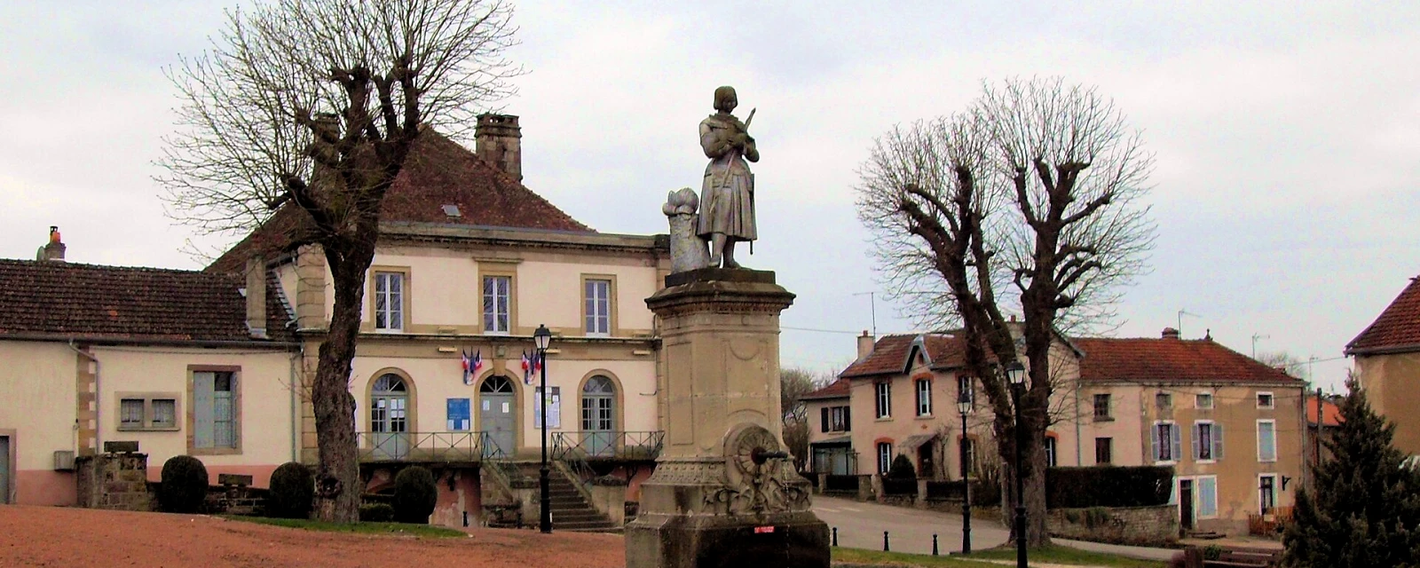 Vue de Passavant-la-Rochère, Haute-Saône