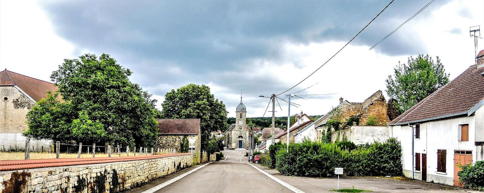 Vue de Preigney, Haute-Saône