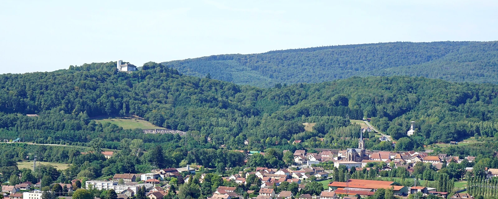 Vue de Ronchamp, Haute-Saône