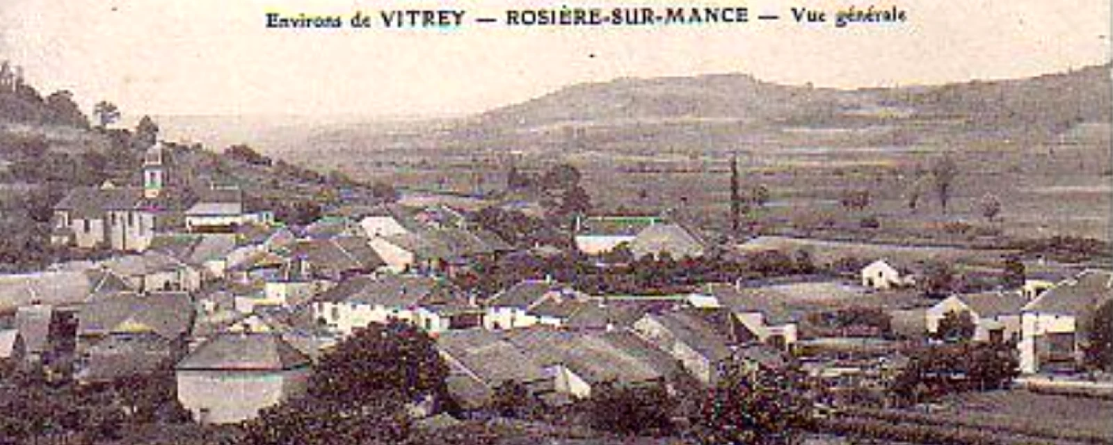 Vue de Rosières-sur-Mance, Haute-Saône