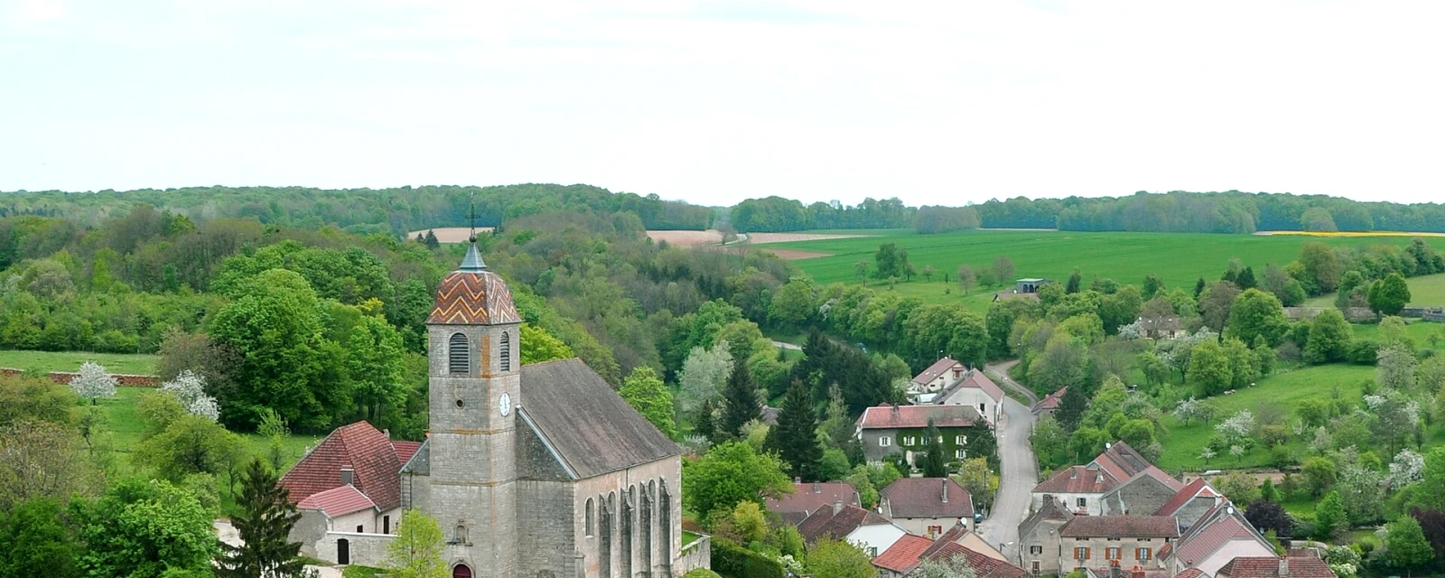 Vue de Rupt-sur-Saône, Haute-Saône