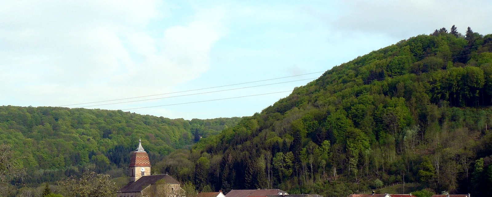 Vue de Saint-Bresson, Haute-Saône
