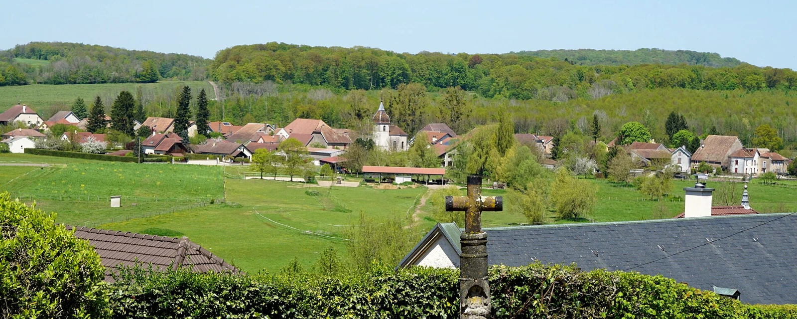 Vue de Saint-Sulpice, Haute-Saône