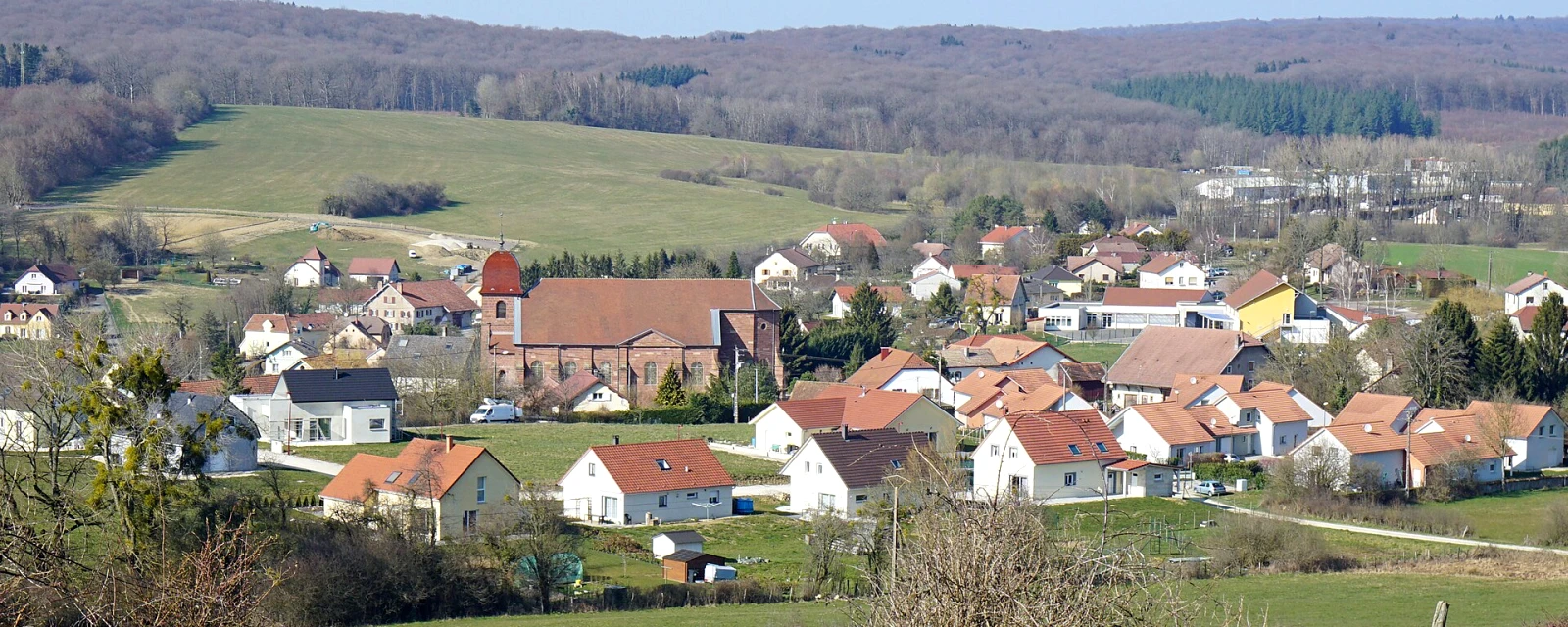 Vue de Saulnot, Haute-Saône