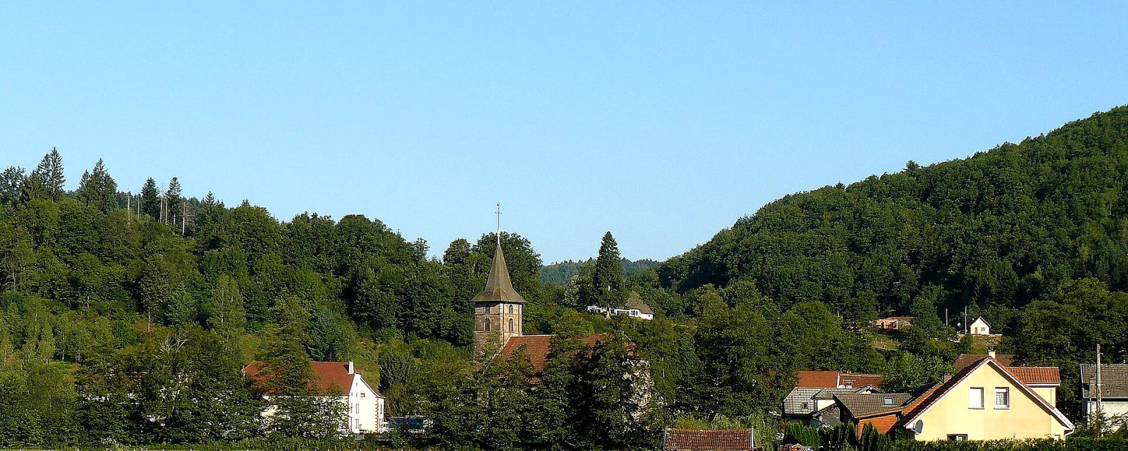 Vue de Servance-Miellin, Haute-Saône