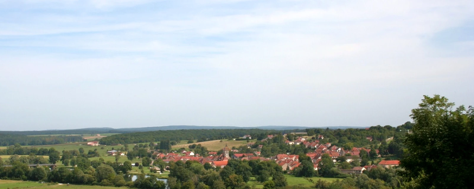 Vue de Soing-Cubry-Charentenay, Haute-Saône