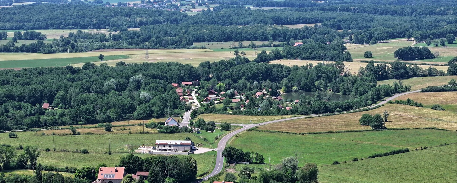 Vue de Le Val-de-Gouhenans, Haute-Saône