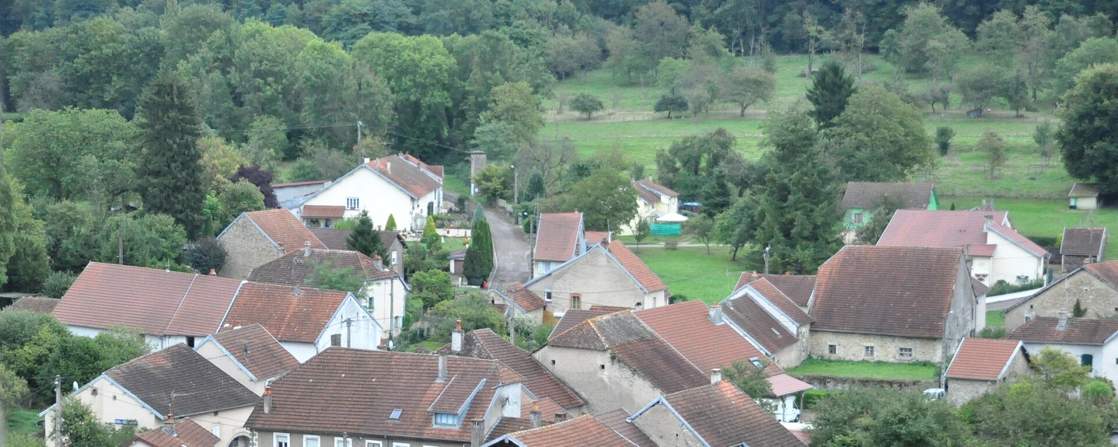 Vue de Vallerois-le-Bois, Haute-Saône