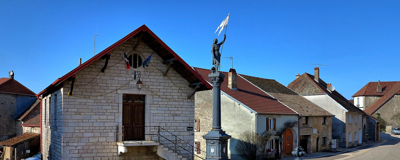Vue de Vantoux-et-Longevelle, Haute-Saône