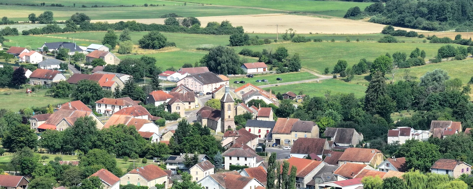 Vue de Velleminfroy, Haute-Saône
