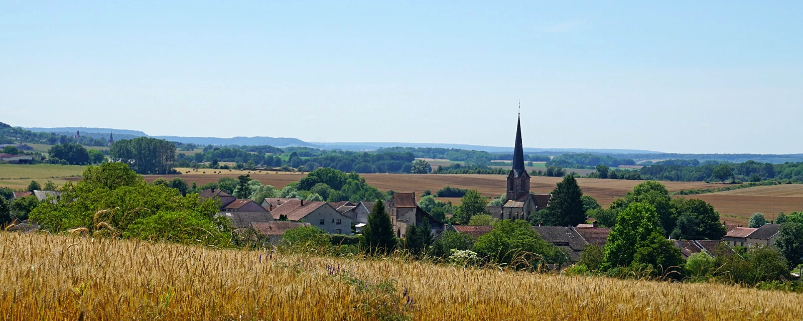 Vue de Velorcey, Haute-Saône