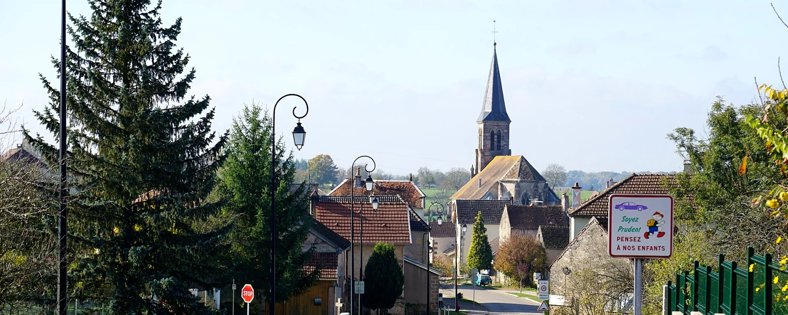 Vue de La Villedieu-en-Fontenette, Haute-Saône