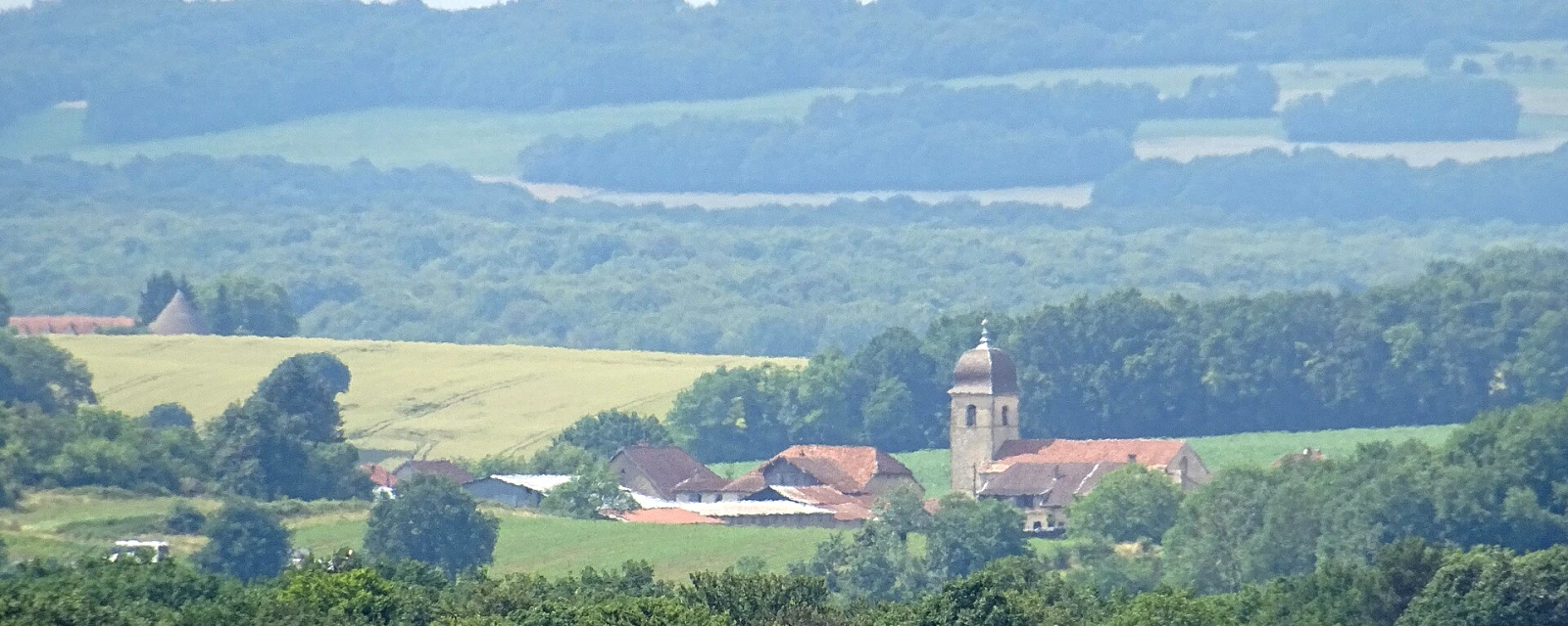 Vue de Villers-la-Ville, Haute-Saône