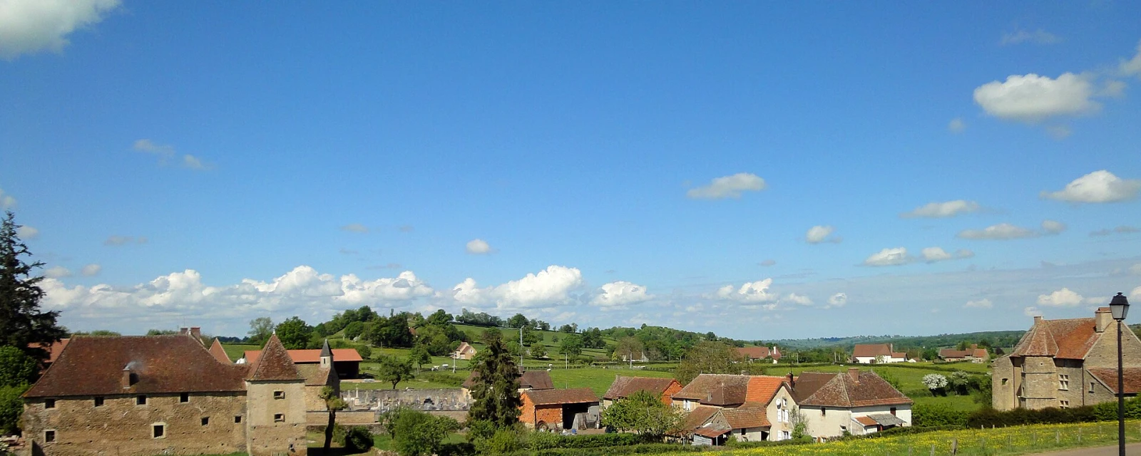 Vue de Amanzé, Saône-et-Loire