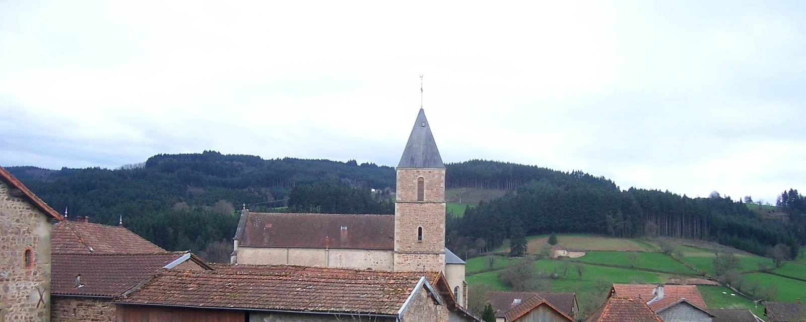 Vue de Anglure-sous-Dun, Saône-et-Loire