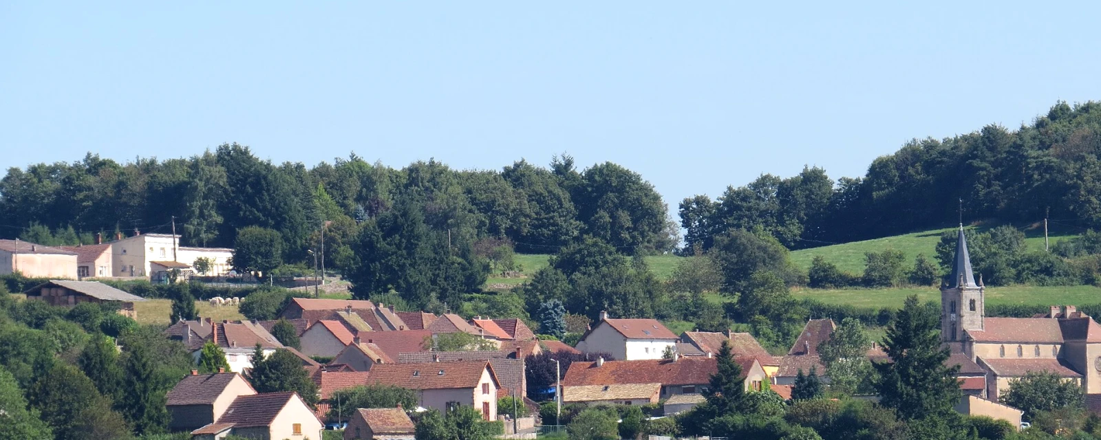 Vue de Beaubery, Saône-et-Loire