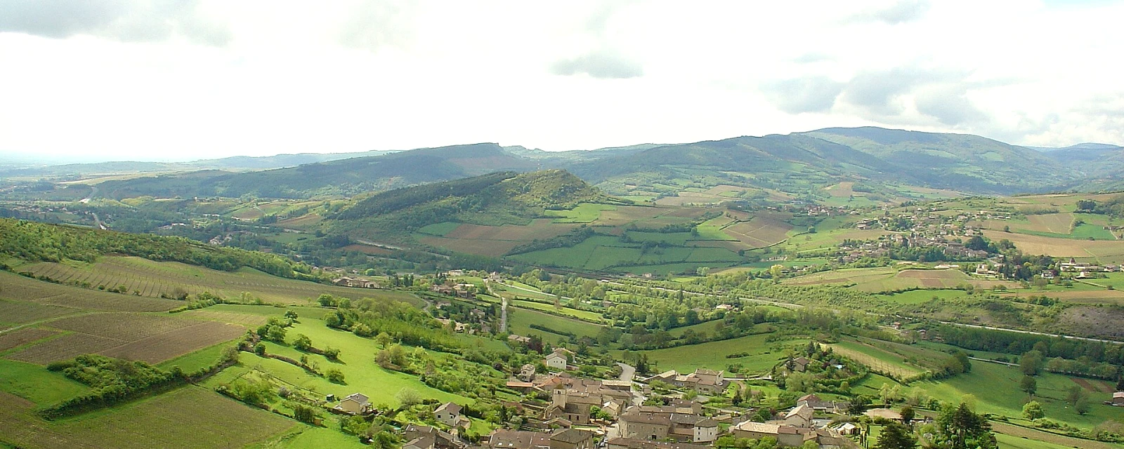Vue de Berzé-la-Ville, Saône-et-Loire