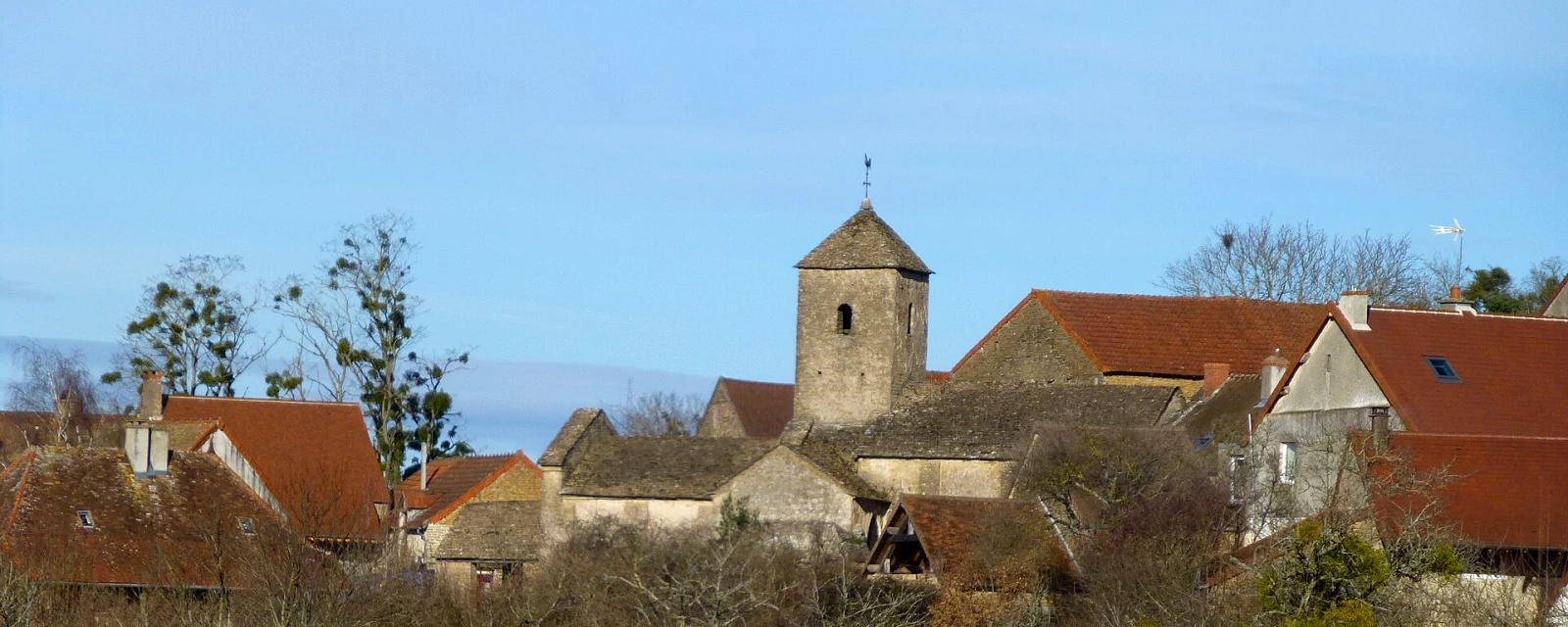 Vue de Bissy-sur-Fley, Saône-et-Loire