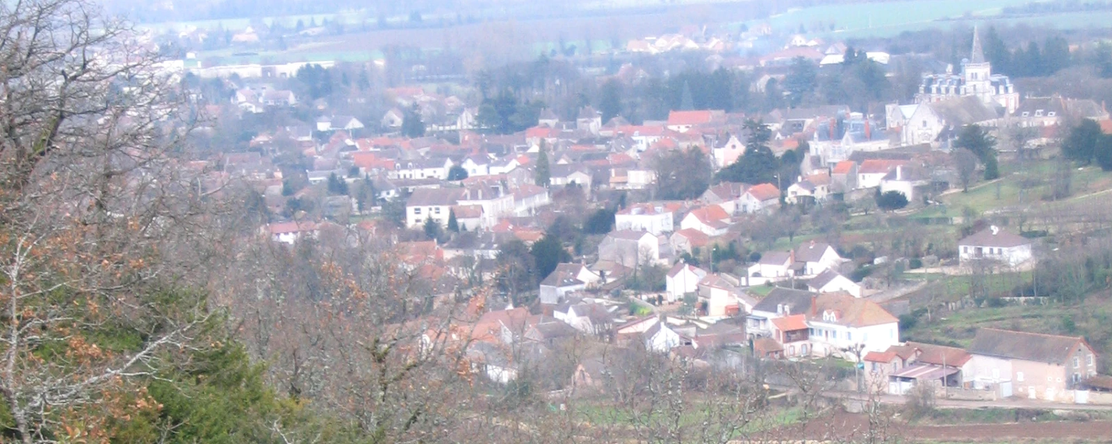 Vue de Bouzeron, Saône-et-Loire