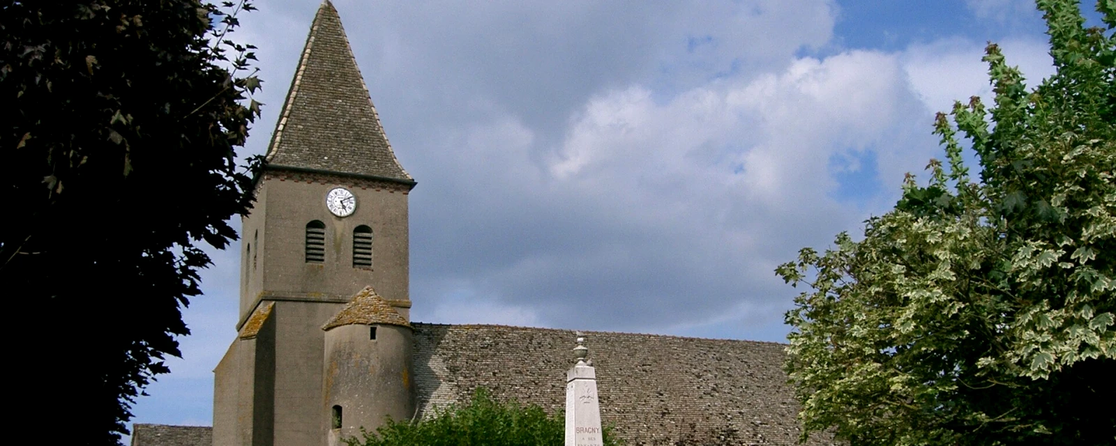 Vue de Bragny-sur-Saône, Saône-et-Loire