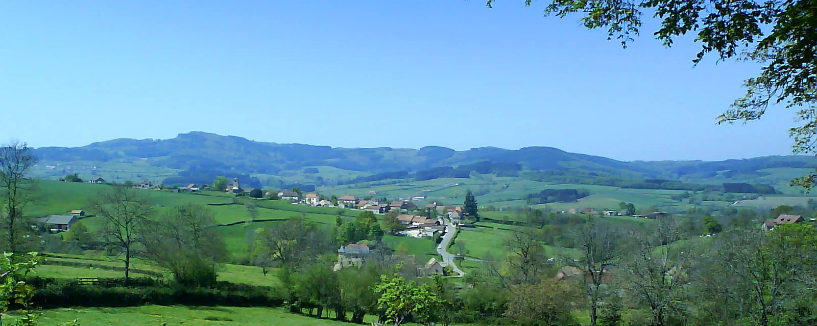 Vue de Buffières, Saône-et-Loire