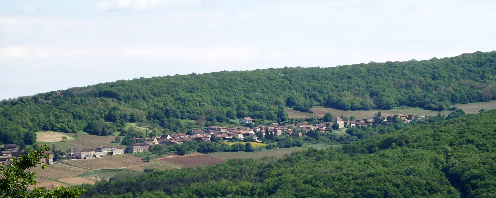 Vue de Burgy, Saône-et-Loire