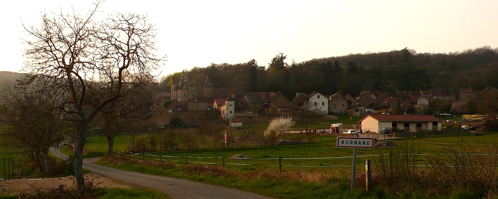 Vue de Burnand, Saône-et-Loire