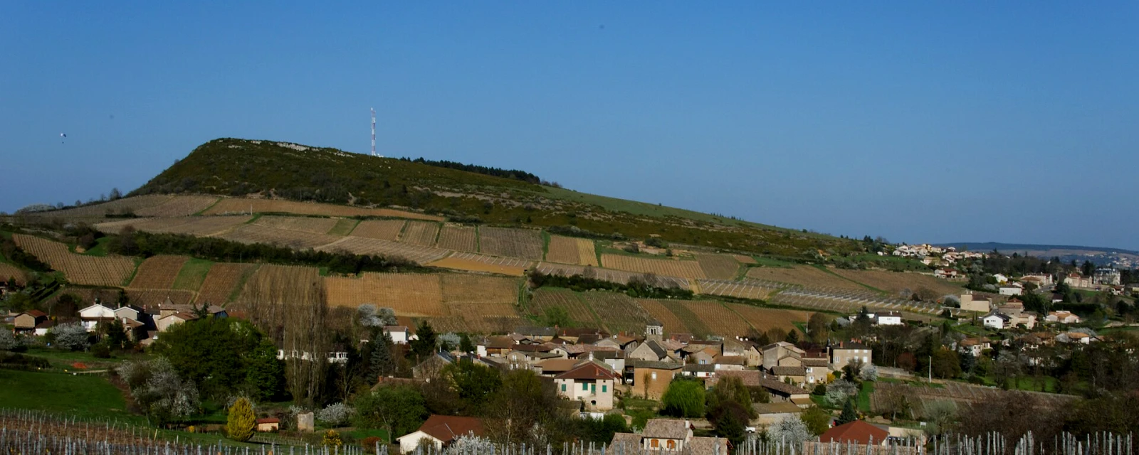 Vue de Bussières, Saône-et-Loire