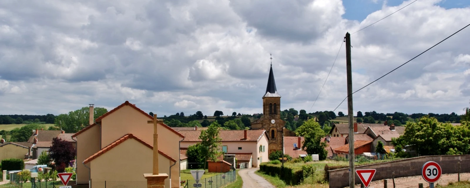 Vue de Céron, Saône-et-Loire