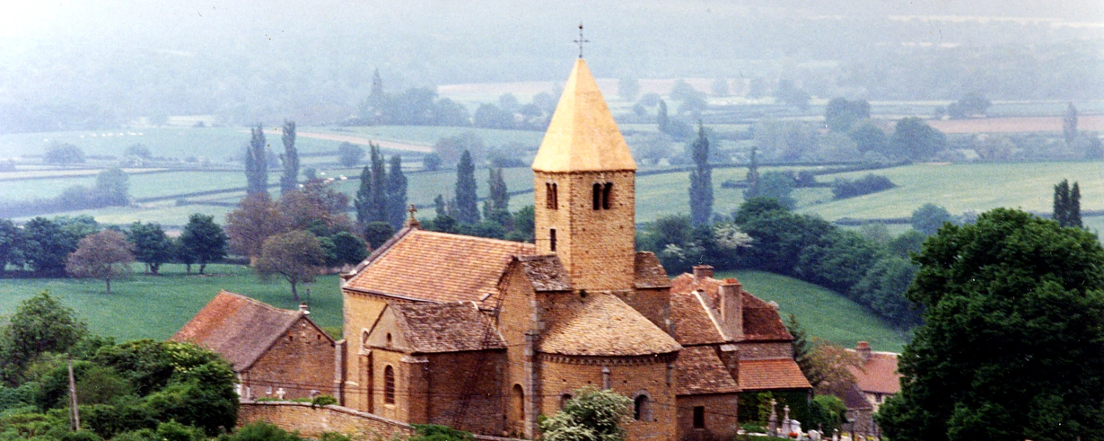 Vue de La Chapelle-sous-Brancion, Saône-et-Loire