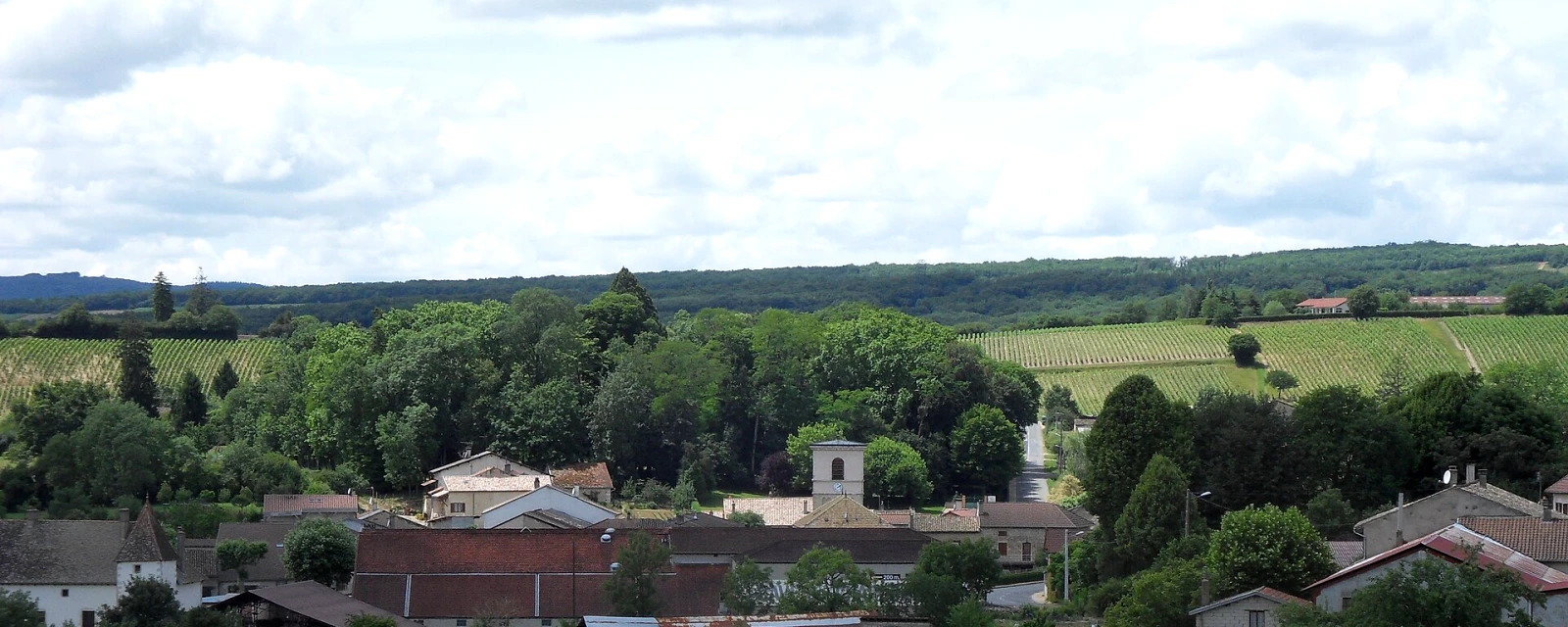 Vue de Chardonnay, Saône-et-Loire
