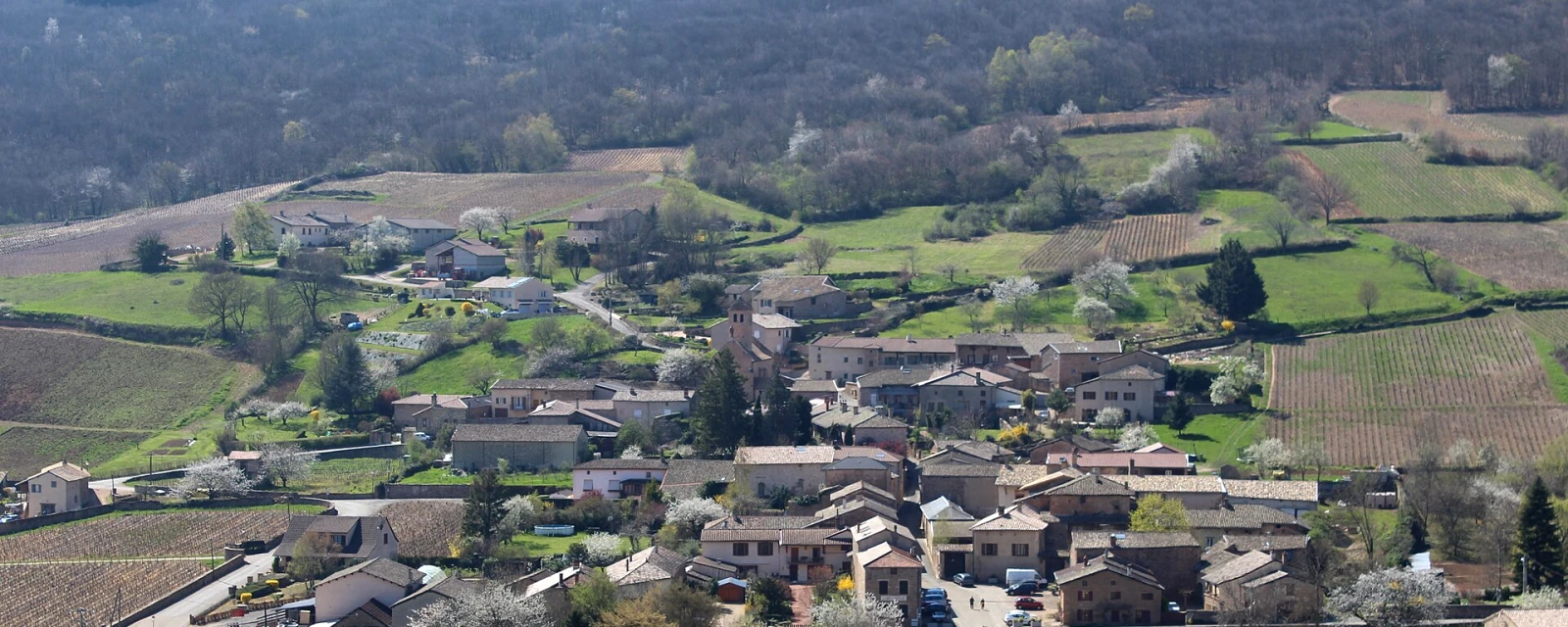 Vue de Chasselas, Saône-et-Loire