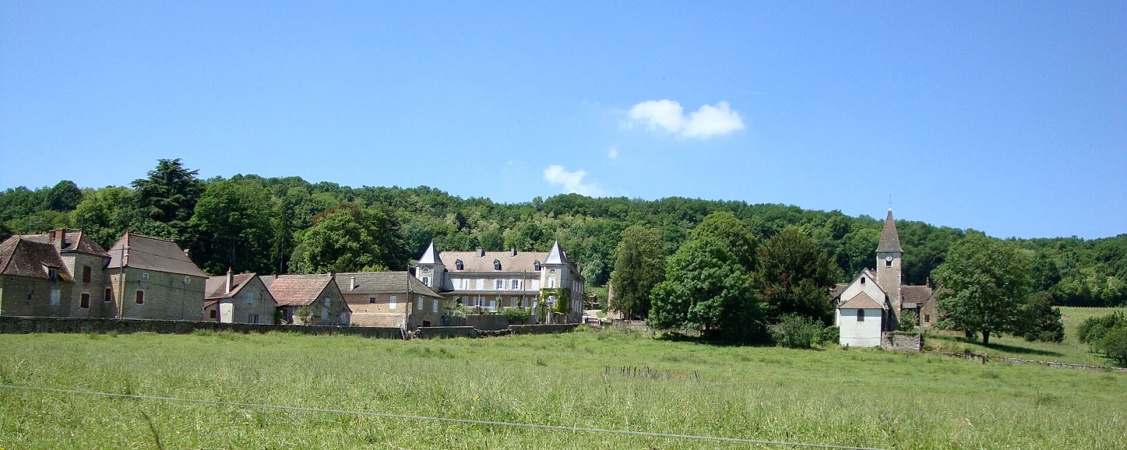 Vue de Chenôves, Saône-et-Loire